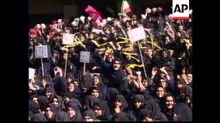 IRAN TEHRAN WOMEN GATHER IN CELEBRATION OF WOMENS DAY [upl. by Ebeohp357]