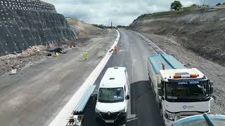 A465 dual carriageway between Hirwaun and Dowlais [upl. by Iak]