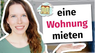 Wohnung mieten Wortschatz für Deutschlerner B2 C1 [upl. by Marta]