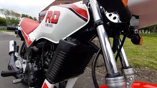 FOR SALE  1986 Yamaha RD 125 LC Walk Around [upl. by Allebram]