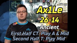 CS2 POV  Ax1Le 2614winterz ancient  FACEIT Ranked  March 1 2024 cs2 demo [upl. by Aire46]