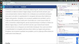 13 Footer in HTML and CSS [upl. by Cyler]