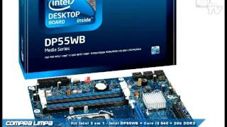 Kit Intel  Intel DP55WB  Core i3 540  2Gb DDR3 Kingston [upl. by Yekram]