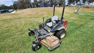 Mowing the Lawn with the Toro Groundsmaster 7210 ZeroTurn RideOn Lawnmower [upl. by Aribold]