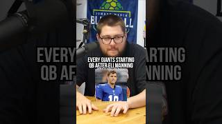 Every Giants starting QB since Eli Manning retired giants nfl football quarterback [upl. by Culver]