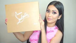 Unboxing Christian Louboutin bootie  Christian Louboutin sizing  Emily in Paris [upl. by Piscatelli]