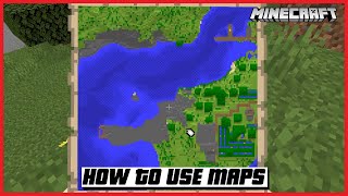 HOW TO USE MAPS IN MINECRAFT CARTOGRAPHY TABLE  🇺🇸 shorts [upl. by Fu79]