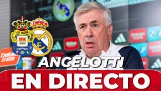 UD LAS PALMAS  REAL MADRID  ANCELOTTI rueda de prensa en DIRECTO [upl. by Safir]