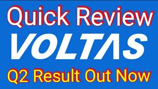 🔥Q2 Result out 🔥Voltas Limited l [upl. by Nyleek]