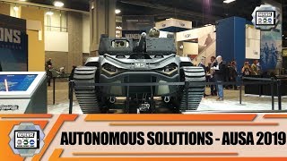 UGVs Unmanned Ground Vehicles for Robotic Combat VehicleLight RCVL program of US Army AUSA 2019 [upl. by Miof Mela]