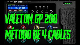 Valeton GP 200 usando Método de 4 cables [upl. by Lorelie]