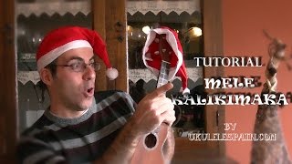 Mele Kalikimaka  Tutorial Ukelele [upl. by Abbye654]