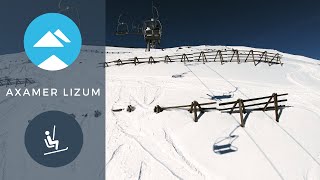 Axamer Lizum  Innsbruck Austria  Pleisen chairlift  Piste View [upl. by Camp146]