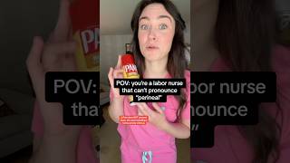 Labor nurse mispronouncing medical terms educational pregnancy nurse funny baby birth [upl. by Elvyn]