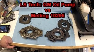 LS Tech GM Oil Pump vs Melling 10295 [upl. by Erving]