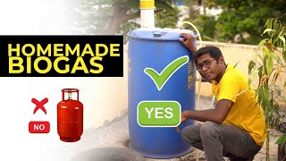 Make your own Bio gas to save money on LPG [upl. by Cowie]