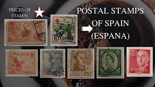 Spain Postal Stamps Collection [upl. by Uase]