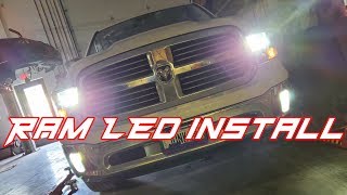 How to Install LED Headlights in 20082019 Ram Trucks [upl. by Galatia]