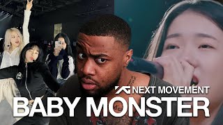 YGs New Girl Group BABYMONSTER YG NEXT MOVEMENT Reaction [upl. by Lenehc]