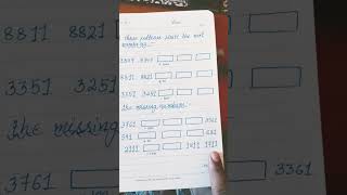 Counting in 10s 100s and 1000smathspatternsnumbers shortsvideosyoutube [upl. by Eiddet]