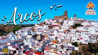 💗 Arcos de la Frontera  4K Ultra HD Walking Virtual Tour Spain 2021 [upl. by Kokoruda]