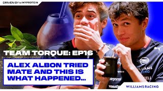 ALEX TASTES MATE WITH FRANCO  Team Torque Ep16  Alex Albon amp Franco Colapinto  Williams Racing [upl. by Akli224]