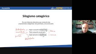 Lógica 4 Silogismo categórico  Parte 1  Filosofía  Clase completa  Cepre Untels  Semana 16 [upl. by Ardeed963]