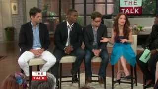 Jason Thompson Sean Blakemore Bradford Anderson and Becky Herbst on The Talk 062512 [upl. by Murvyn]