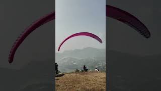 Bhimtal Nainital Paragliding youtube adventure support youtubeshorts reels trend youtuber [upl. by Brasca386]