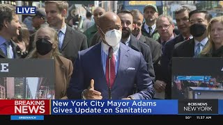 Mayor Adams makes Sanitation announcement [upl. by Ulick]