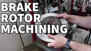 Brake Rotor Machining [upl. by Nawram]