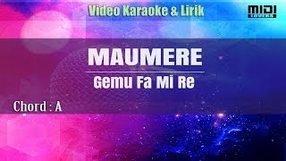 Karaoke Maumere  Gemu Fa Mi Re Tanpa Vokal [upl. by Killarney]