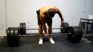 One Arm Deadlift 300 lbs [upl. by Shuma141]