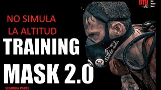 MÁSCARA DE ENTRENAMIENTO Elevation Training Mask NO SIMULA LA ALTITUD [upl. by Rivi573]