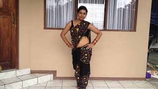 Draping a saree the Dhoti way [upl. by Sari]