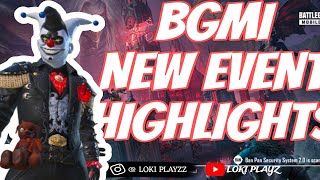 BGMI NEW EVENT HIGHLIGHTS 🤩🥳🥳 [upl. by Sema]