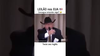 Teste seu inglês com esse leilão humor ingles [upl. by Annirtak533]