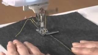 Brother Domestic Sewing Machine Stitch Guide Foot Tutorial [upl. by Anauqat914]