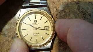 How to set the minute hand on a vintage Tissot PR516 Quartz watch [upl. by Brander]