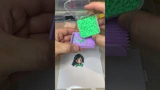 Fuse Bead ASMR Mulan Disney Princess Series hamabeads perlerbeads asmr [upl. by Jemma]