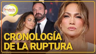 JLo y Ben Affleck un amor de 20 años cronología de un divorcio anunciado  Despierta América [upl. by Nalyk]