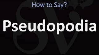 How to Pronounce Pseudopodia CORRECTLY [upl. by Priestley]