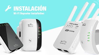 Instalación y Configuración Repetidor Amplificador WiFi  Wireless WiFi Repeater Installation [upl. by Edd]