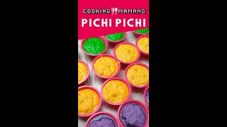 Assorted Pichi Pichi  Ube Pandan And Cheese Flavor  Steamed Cassava Recipe Shorts [upl. by Eentrok]