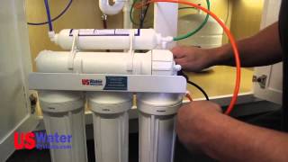 Reverse Osmosis Installation quotHow Toquot  US Water Systems [upl. by Haliek]