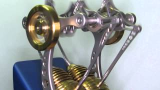 Böhm two cylinder stirling engine [upl. by Neladgam]