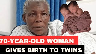 70 year old woman gives birth to twins in Uganda [upl. by Eichman]