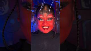 Devil horns😈 makeupvideo halloweenmakeuplook shprtsfeed [upl. by Anuala256]