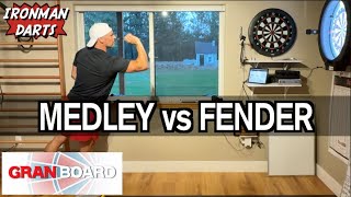 5 Leg MEDLEY vs FENDER on Ironman Darts featuring GranBoard [upl. by Deegan804]