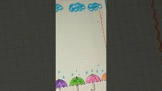 Rain drip drip☔☂️☔☔shortsdrawing easydrawingideasforkids [upl. by Salmon]